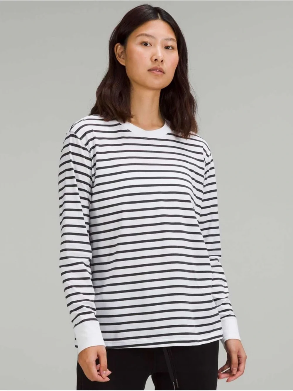 Lululemon All Yours Cotton Long Sleeve Shirt.